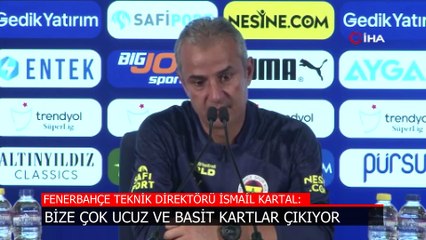 İsmail Kartal: Ben bütün oyuncularımdan gol