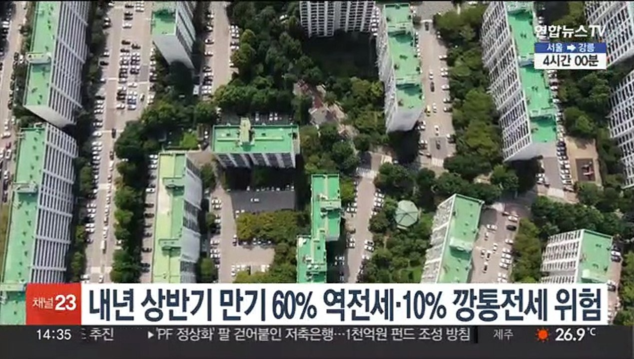 내년 상반기 만기 60% 역전세·10% 깡통전세 위험