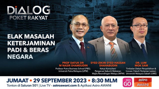 Dialog Poket Rakyat: Elak masalah keterjaminan padi & beras negara