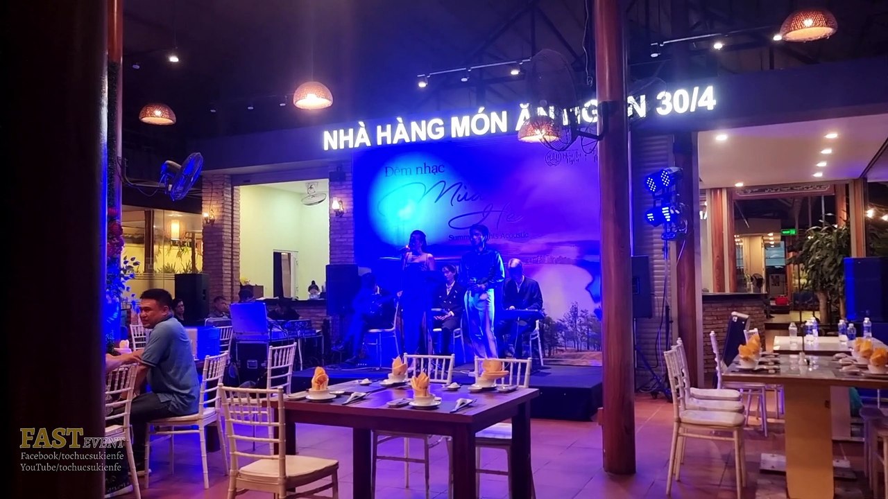 Ban Nhạc Acoustic Biểu Diễn Đêm Nhạc Mùa Hè | 0932.995.932 - Fast Event
