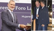 La curiosa cena del rey Juan Carlos con su familia sin su hijo Felipe VI
