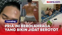 Nahas! Niat Hati Ingin Bikin Lengan Berotot, tapi Malah Jidat yang Berotot
