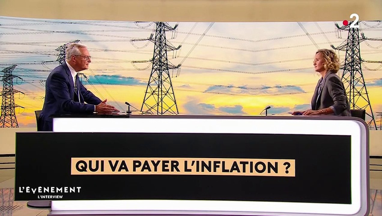 Extraits de "L'événement, l'interview" sur France 2 avec Caroline Roux