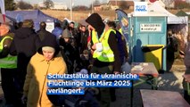 EU verlängert Schutzstatus für ukrainische Flüchtlinge bis März 2025