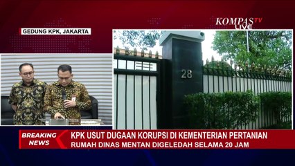 BREAKING NEWS! KPK Ungkap Hasil Penggeledahan di Rumah Dinas Mentan: Ditemukan Uang Rupiah dan Dolar