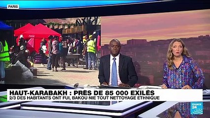 Haut-Karabakh : près de 2/3 des habitants ont fui, Bakou nie tout nettoyage ethique