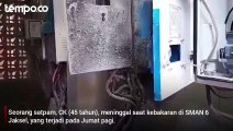Seorang Satpam Meninggal Saat Kebakaran di SMAN 6 Jakarta Selatan