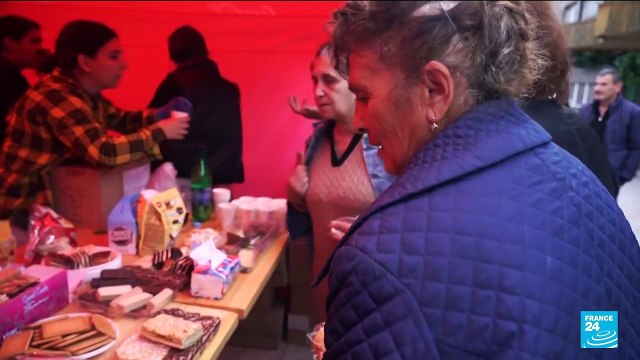 Arménie : à Goris, les réfugiés de la région du Haut-Karabakh reçoivent de l'aide