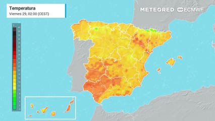 Este mapa muestra días de octubre, no de agosto