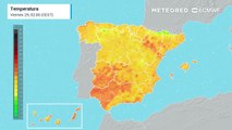 Este mapa muestra días de octubre, no de agosto