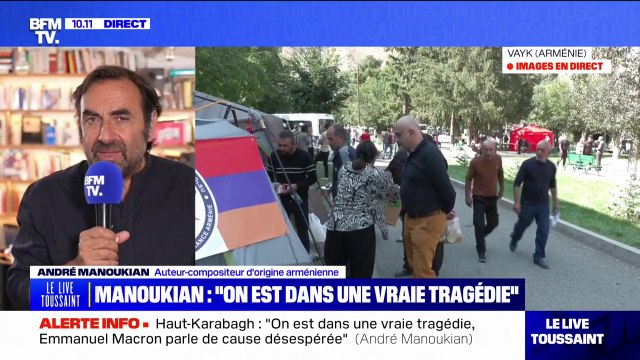 On est dans une vraie tragédie : André Manoukian réagit à l'offensive éclair de l'Azerbaïdjan au Haut-Karabagh