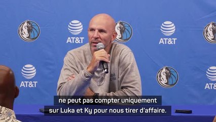 Dallas Mavericks - Kidd : “On ne peut pas compter uniquement sur Dončić et Irving”