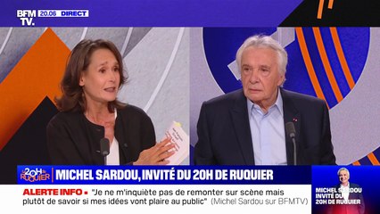 Michel Sardou sur "BFMTV" annonce quitter Paris.