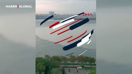 Küçükçekmece gölüne çamur aktı!