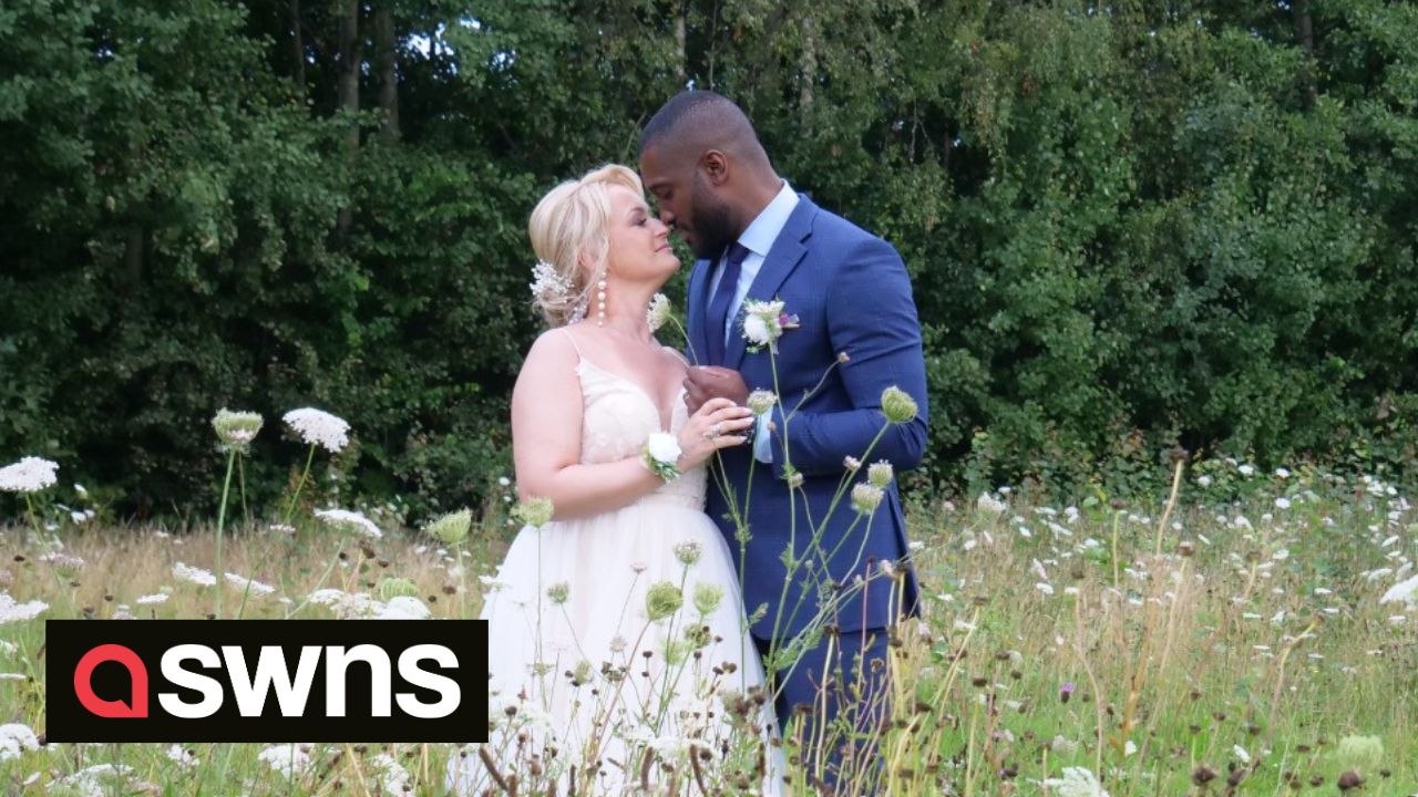 "We matched on Tinder then moved in together two weeks after meeting - now we're married"