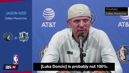 Kidd says Doncic is still not at 100%