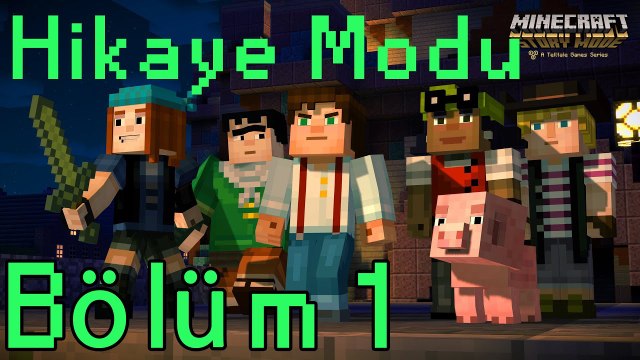 Minecraft: Story Mode (Hikaye Modu) Order of the Stone Bölüm 1 [1080P 60FPS] (Türkçe Anlatımlı)