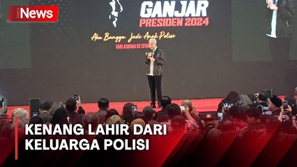 KBPP Polri Deklarasi Dukungan, Ganjar Pranowo Kenang Lahir dari Keluarga Polisi