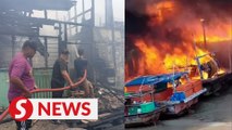 Fire breaks out in Pulau Ketam