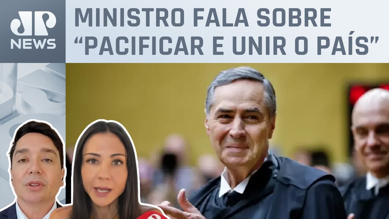 Barroso assume presidência do STF e defende minorias; Amanda Klein e Claudio Dantas analisam