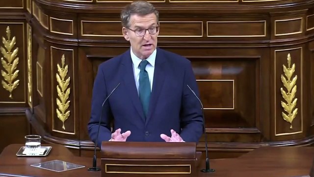 Feijóo a Sánchez: ¿Amnistía sí o no? Yo digo no, ¿y usted? ¿Referéndum sí o no? Yo digo no, ¿y usted?
