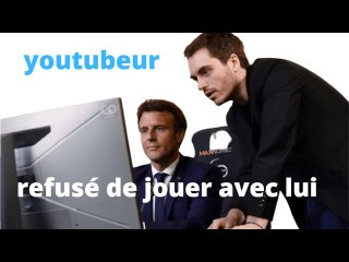 Emmanuel Macron : Un énorme youtubeur français a refusé de jouer avec lui et s'explique