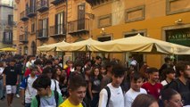 Corteo studentesco a Palermo contro la guerra
