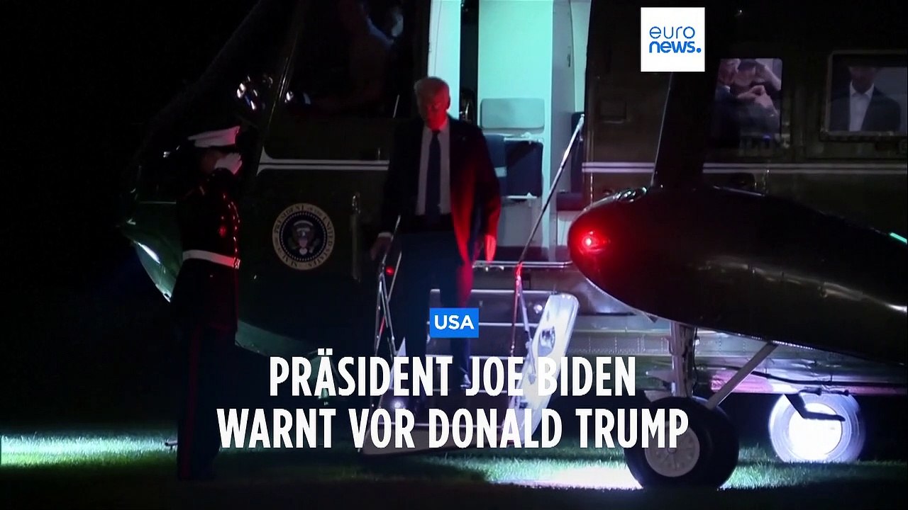 Joe Biden: 'Donald Trump ist eine Gefahr für die Demokratie'