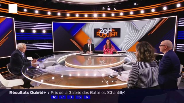 Laurent Ruquier et Julie Hammett ont reçu Michel Sardou dans Le 20 Heures de Ruquier ce jeudi 28 septembre 2023 sur BFMTV.