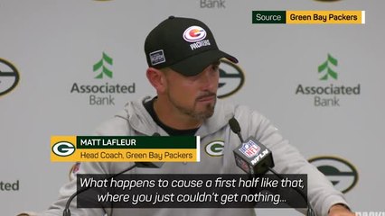 'That's a B.S. question!' - LaFleur rages after Packers loss