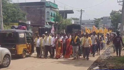 మన్యం జిల్లా: మక్కువలో టీడీపీ భారీ ర్యాలీ