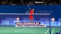 Highlights Bulu Tangkis Beregu Putra Asian Games 2023 : Anthony Ginting Menang, Indonesia 1-0 Korea Selatan