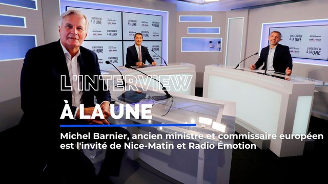 Michel Barnier, ancien ministre et commissaire européen est l'invité de Nice-Matin