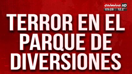 Terror en parque de diversiones: se rompió juego y quedaron todos colgando