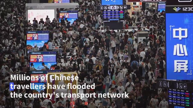 Millions travel across China as national holiday kicks off