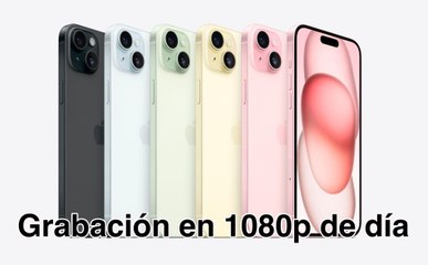 Grabación en 1080p estabilizada y de día con el iPhone 15 Plus