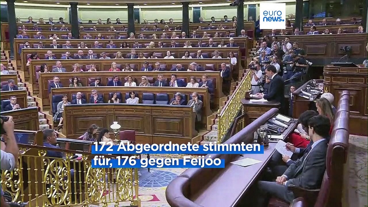 Erneut keine Mehrheit: Núñez Feijóo wird nicht spanischer Ministerpräsident