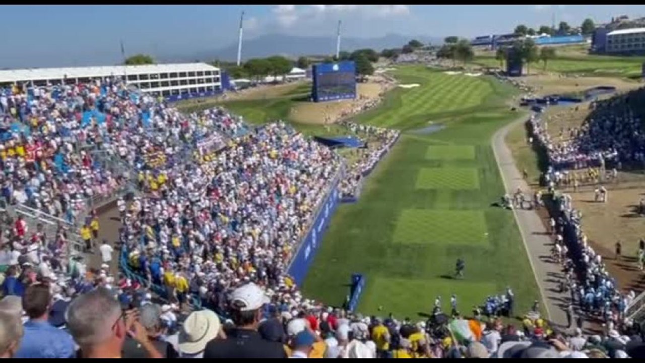 Ryder Cup, cori da stadio lungo il percorso del Marco Simone