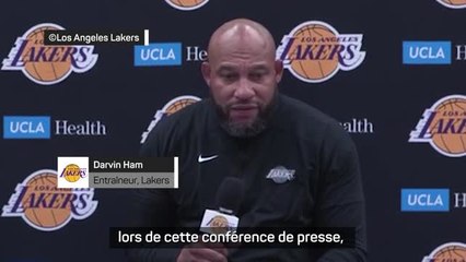 Lakers - Ham : "LeBron James sait se gérer"