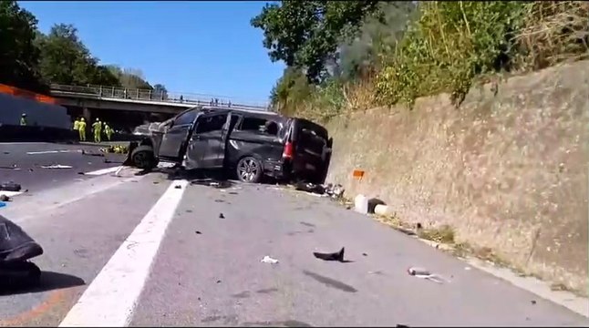 Incidente grave in autostrada A1, il video dopo lo schianto