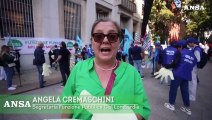 Lavoratori Rsa in sciopero, presidio anche a Milano