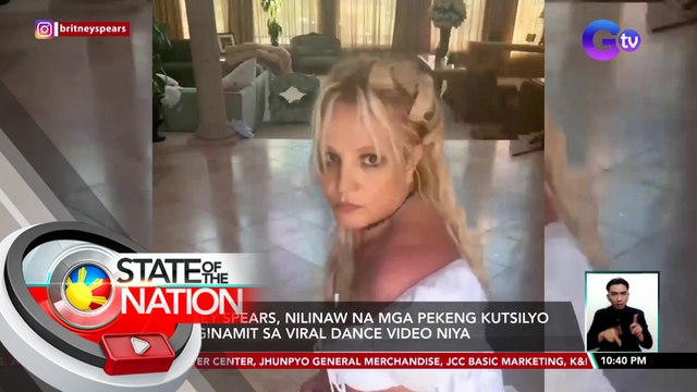 Britney spears, nilinaw na mga pekeng kutsilyo ang ginamit sa viral dance video niya | SONA