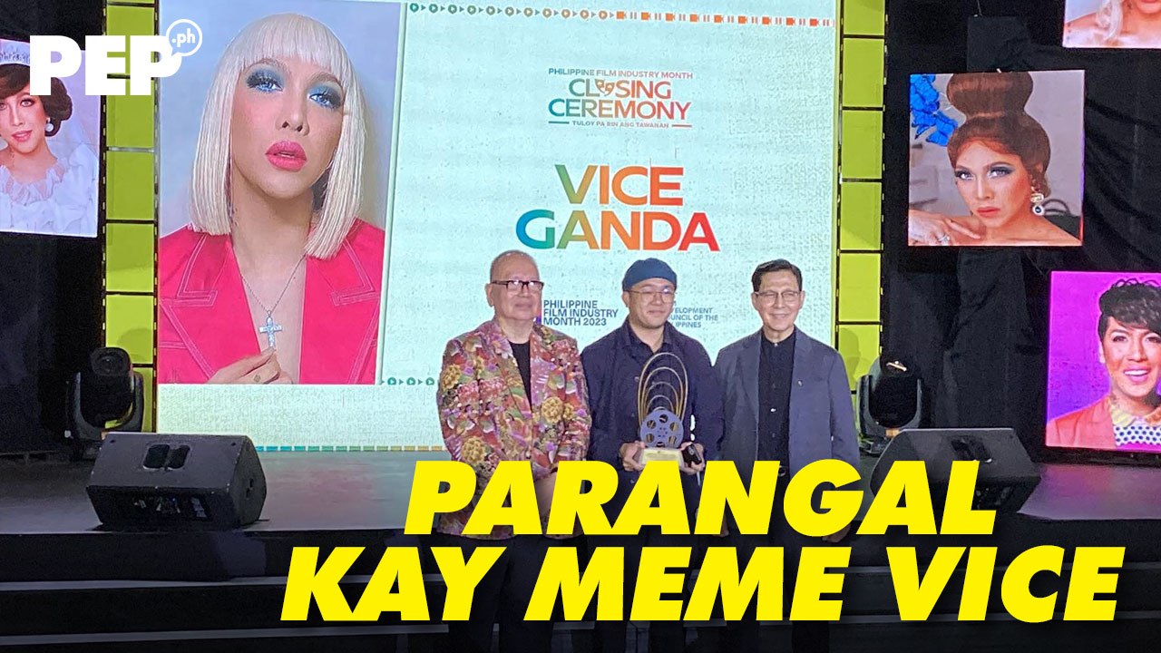 Vice Ganda honored at FDCP event | PEP Hot Story - video Dailymotion