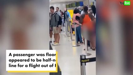 Seemingly half-naked woman strolls through Florida airport: ‘This ain’t right’