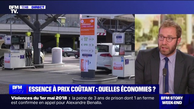 Carburant à prix coûtant: C'est 120 000 opérations qui vont être déclenchées d'ici la fin de l'année, ça contribue à l'effort collectif pour faire baisser les prix , pour Antoine Armand (Renaissance)