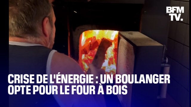 Crise de l'énergie: un boulanger contraint de repasser au four à bois