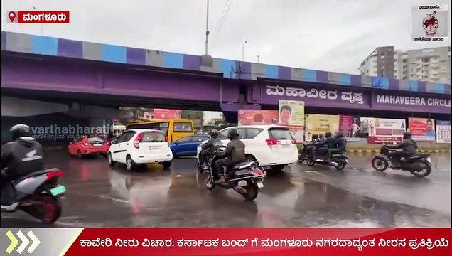 ಕಾವೇರಿ ನೀರು ವಿಚಾರ : ಸರ್ಕಾರದ ಕ್ರಮವನ್ನು ವಿರೋಧಿಸಿ ಕರ್ನಾಟಕ ಬಂದ್​​ | Karnataka Bandh | Mangaluru