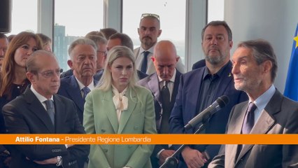 Fontana "Berlusconi meglio di chiunque rappresenta l'essere lombardo"