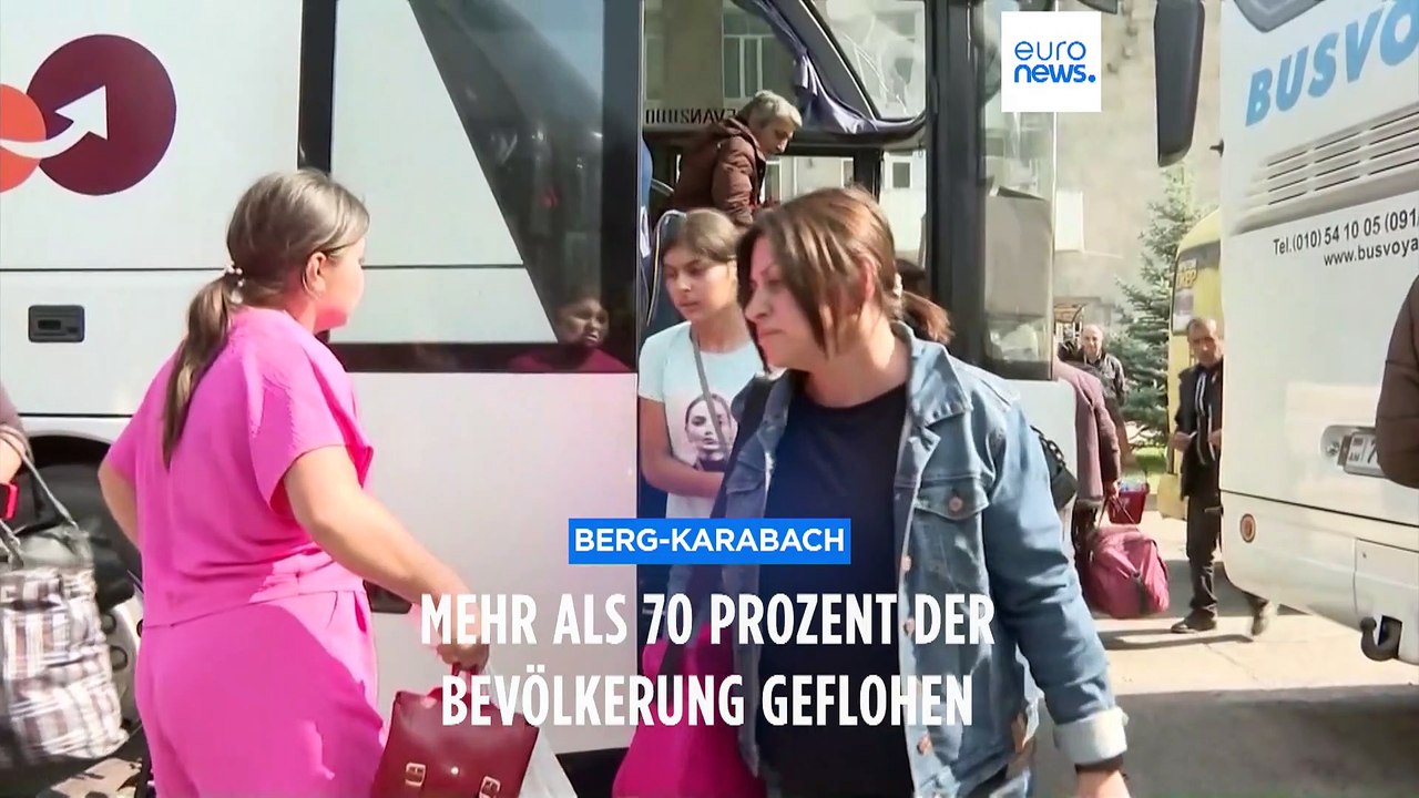 Berg-Karabach: 70 Prozent der Bevölkerung ist geflohen