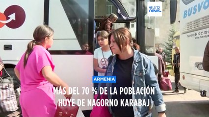 La inesperada y desesperada huida de miles de personas de Nagorno Karabaj